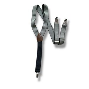 Vintage Gillmons Chevron Black Chevron Houndstooth Men’s Suspenders Preppy EUC